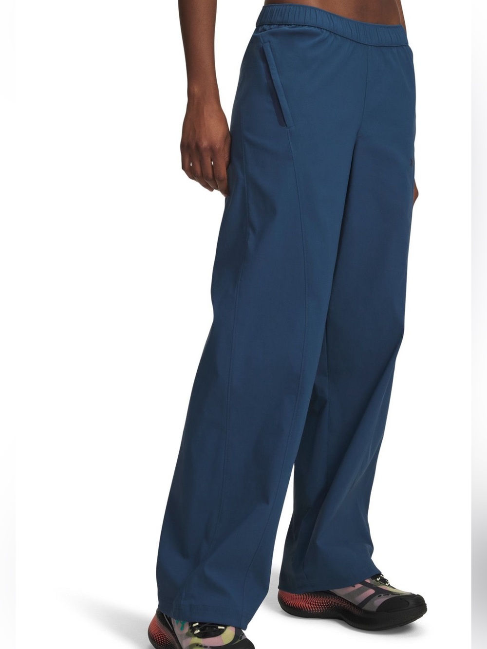 Under Armour Women’s Wide-Leg Cargo Pants in Deep Blue